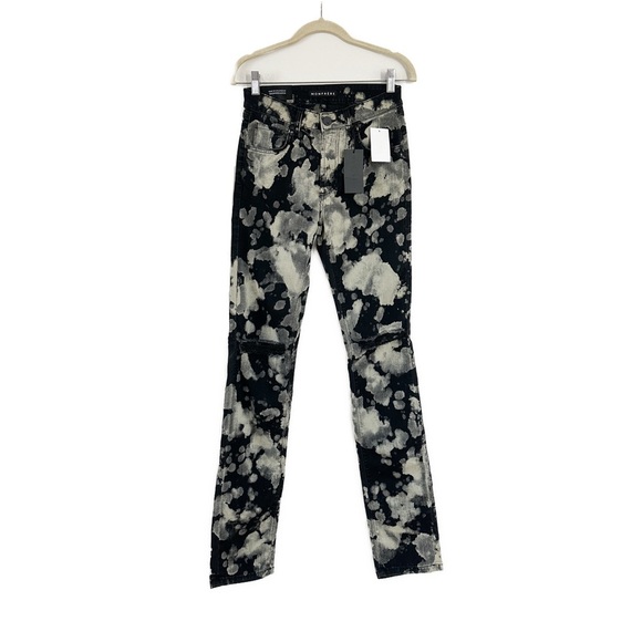 Monfrere Men’s Grayson Distressed Skinny Jeans Topanga Size 28 NWT - Picture 2 of 3